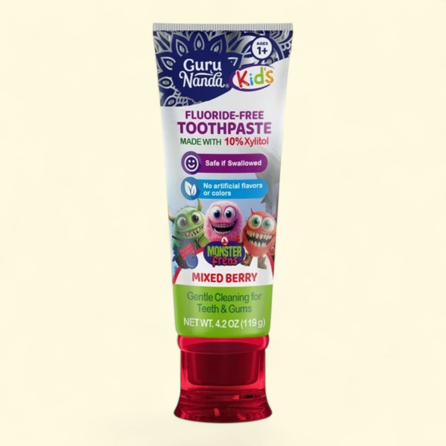 GuruNanda Kid's Toddler Toothpaste, 4.2 oz