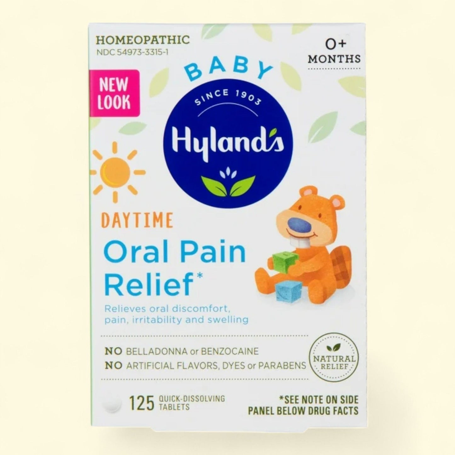 Hyland's Baby Oral Pain Relief, 125 tablets
