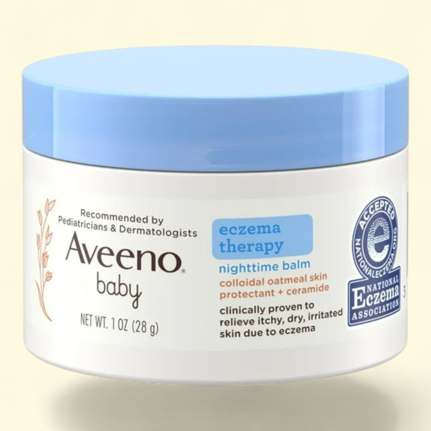 Aveeno Baby Eczema Therapy Nighttime Balm, 1 oz