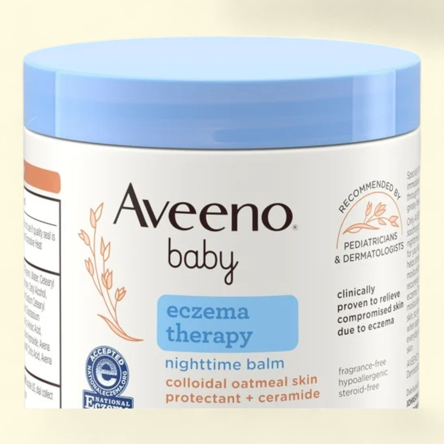 Aveeno Baby Eczema Therapy Nighttime Body Balm, 5.5 oz