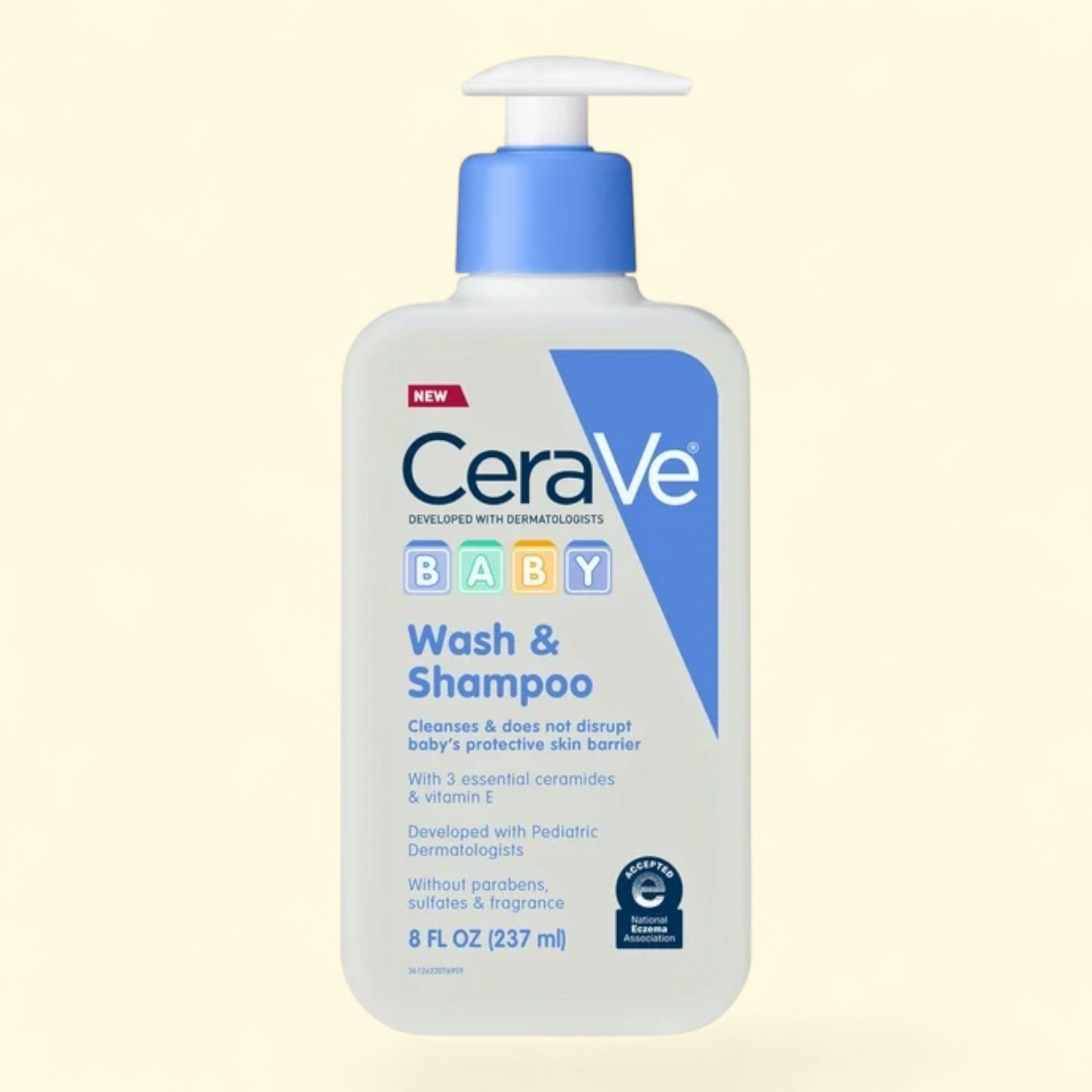 CeraVe Baby Body Wash & Baby Shampoo, 8 fl oz