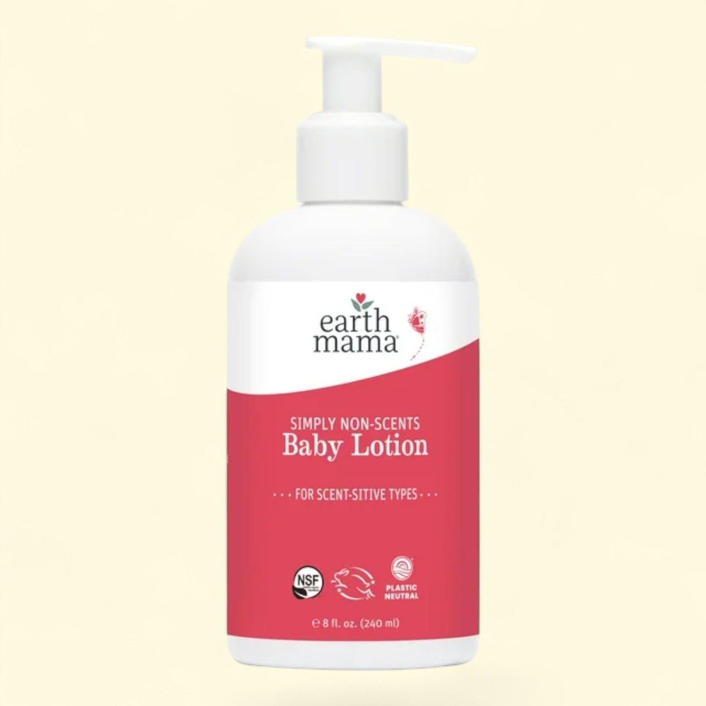 Earth Mama Organics Simply Non-Scents Baby Lotion, 8.0 fl oz