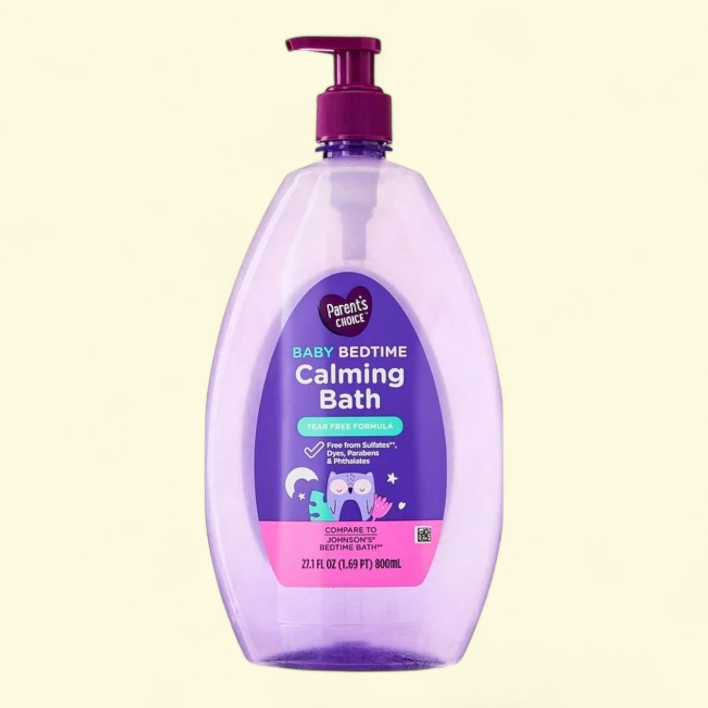 Parent's Choice Nighttime Bath, 27.1 fl oz