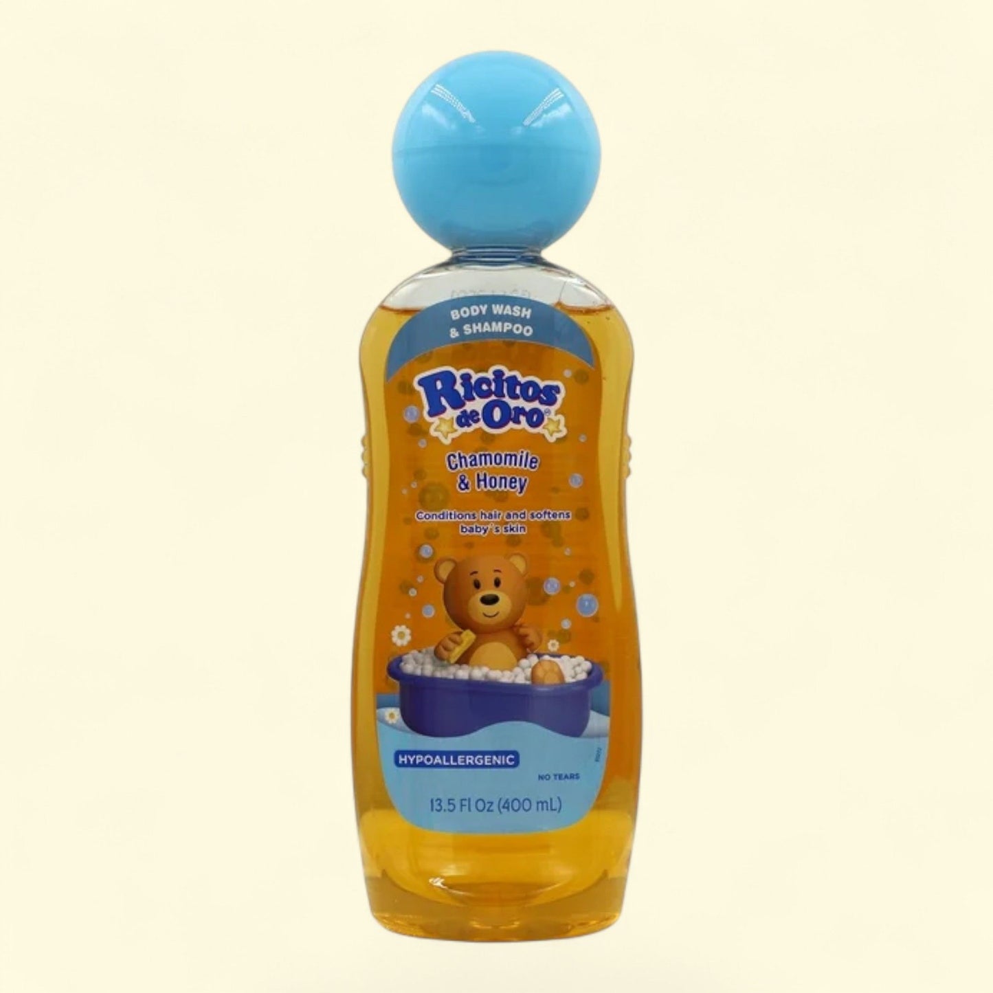 Shampoing et gel douche Ricitos De Oro pour bébés, 396 ml