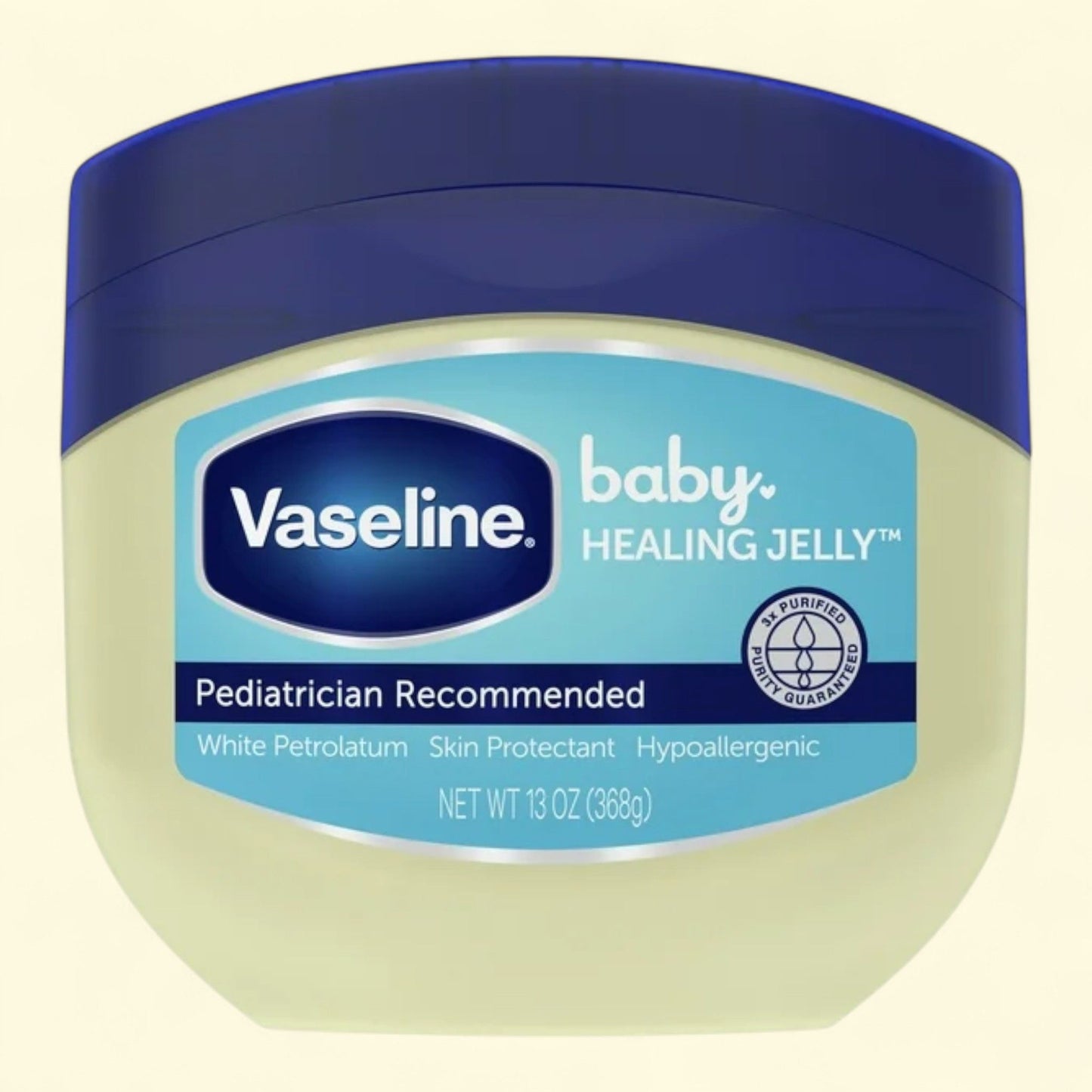 Vaseline Baby, gelée de pétrole cicatrisante, 370 g