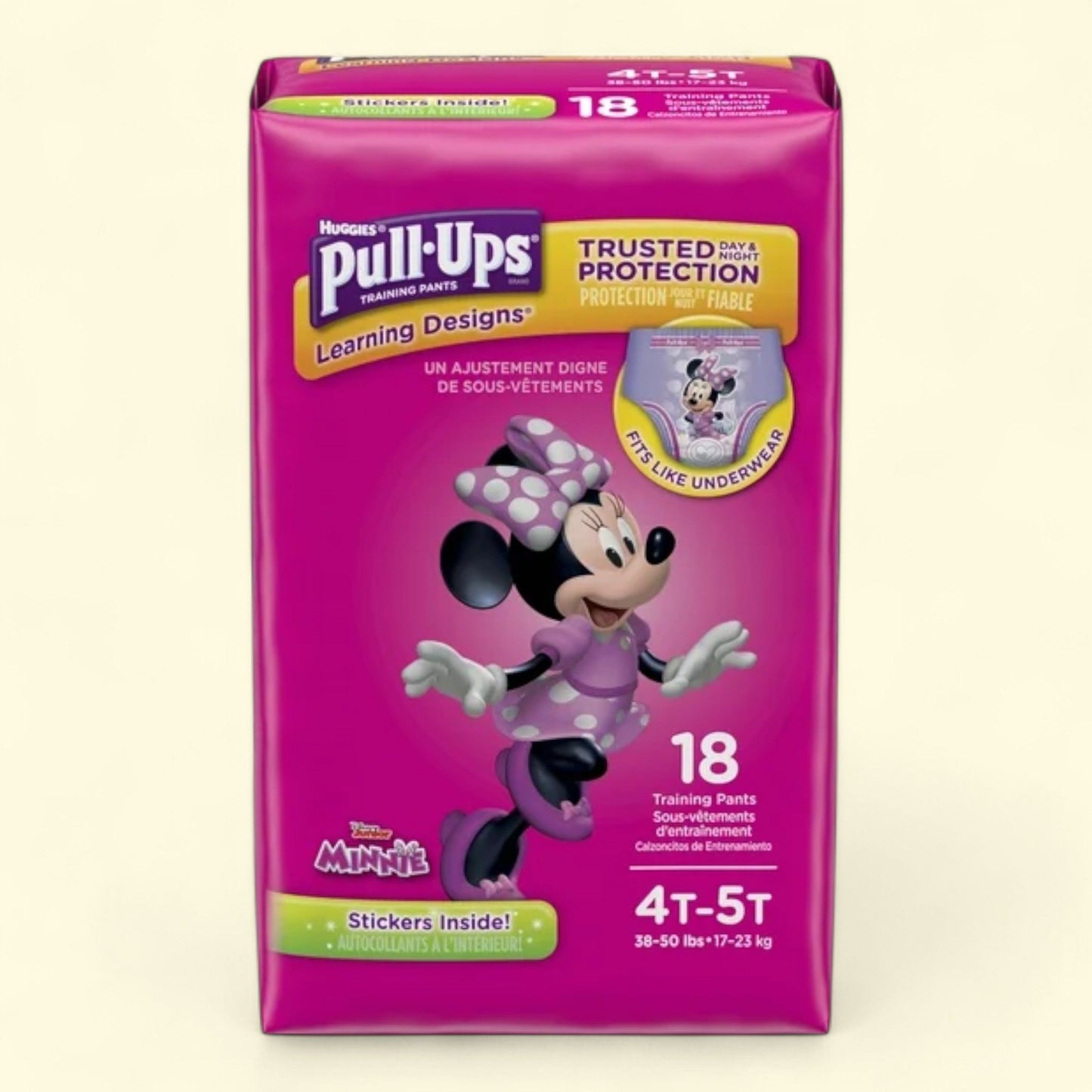Pull-Ups Girls' Learning Designs Training Pants, 2T/3T, 25 Pants — authentic US product shipped worldwide by Treatspree