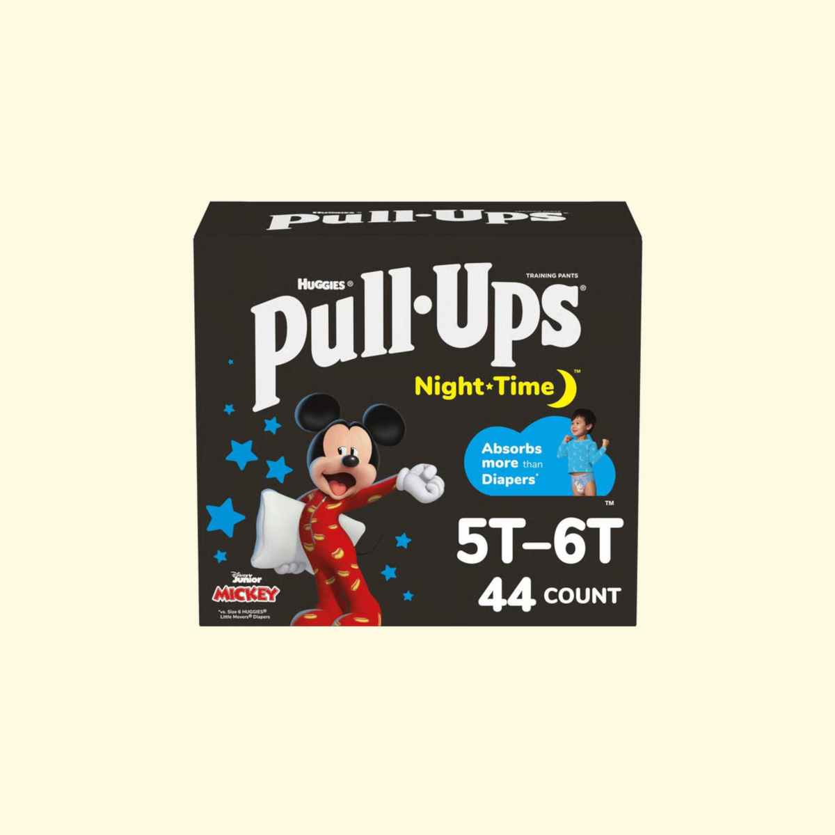 Pull-Ups Night-Time Potty Training Pants, 5T-6T (46-60 lbs), 44 Ct — authentic US product shipped worldwide by Treatspree
