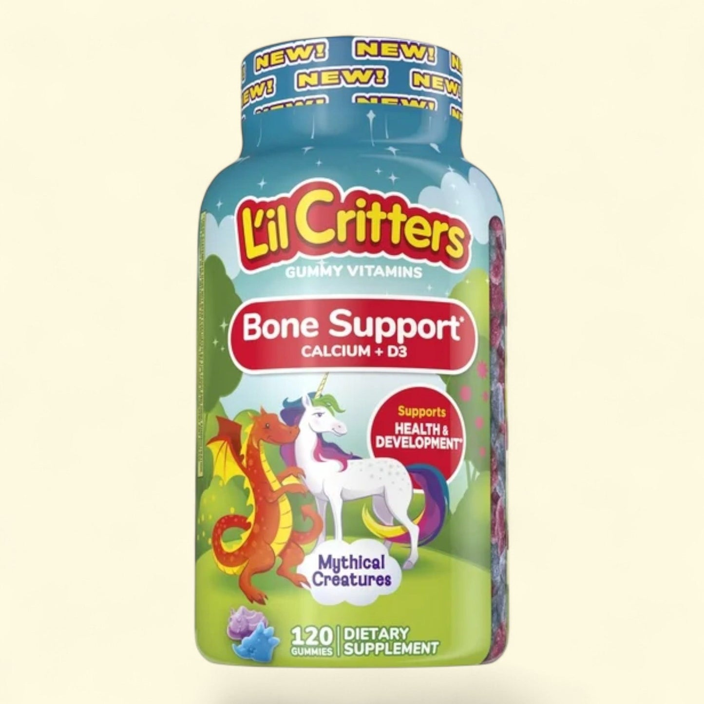 L'il Critters Bone Support, 120ct — authentic US product shipped worldwide by Treatspree