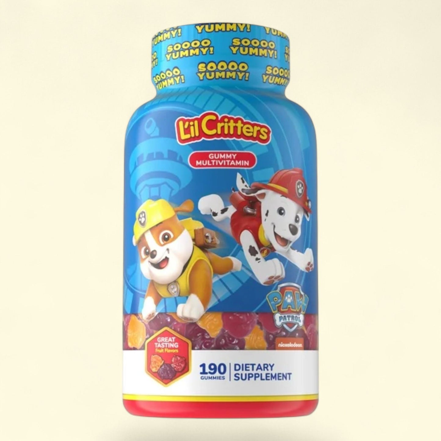 Lil Critters Paw Patrol Gummy Vites, 190 Count