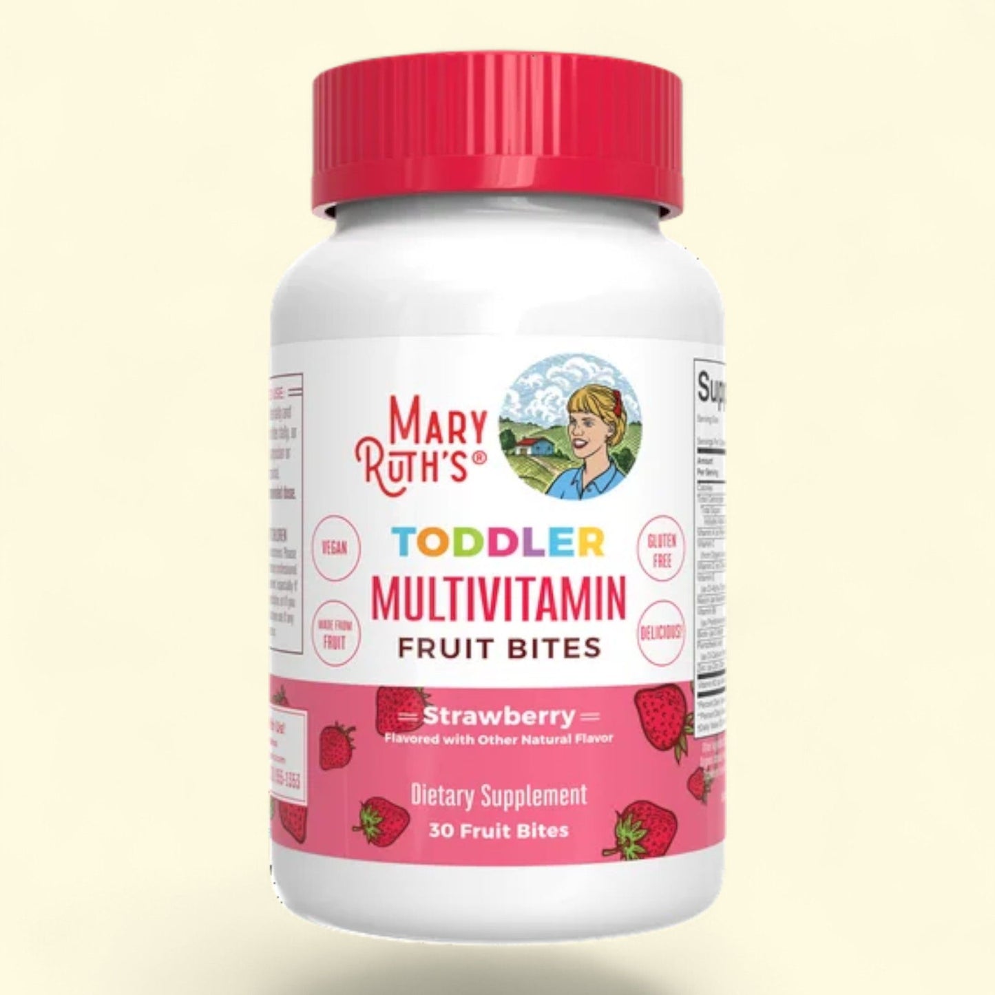MaryRuth Organics Toddler Multivitamin Fruit Bites, Vegan Strawberr... — authentic US product shipped worldwide by Treatspree