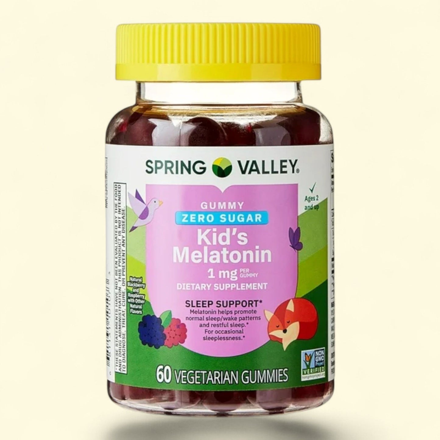 Spring Valley Kids Melatonin Gummies, 1 mg, 60 Count