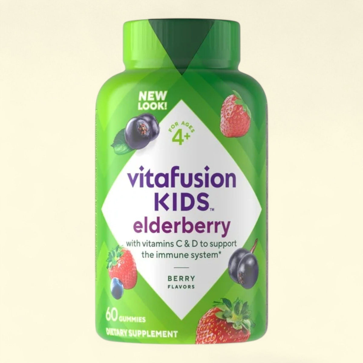Vitafusion Kids Elderberry Gummy Vitamins, 60ct — authentic US product shipped worldwide by Treatspree