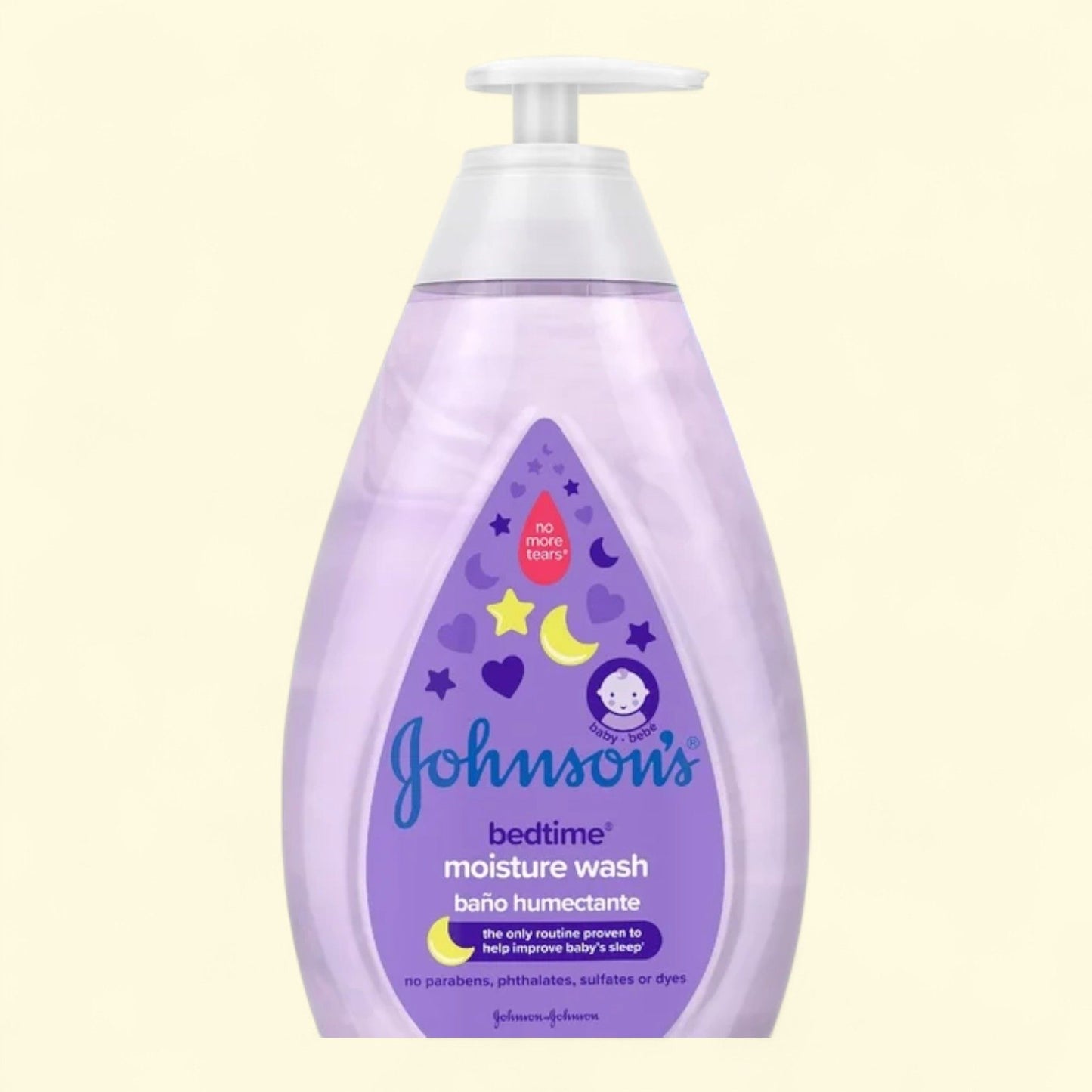 Johnson's Baby Bedtime Moisture Bath Body Wash, 27.1 fl oz