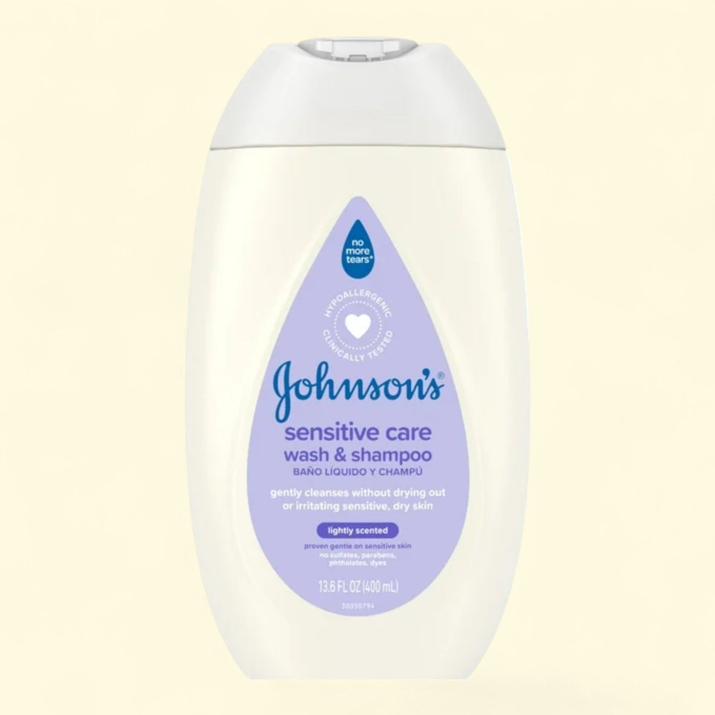 Gel douche et shampoing pour bébé Johnson's, 396 ml