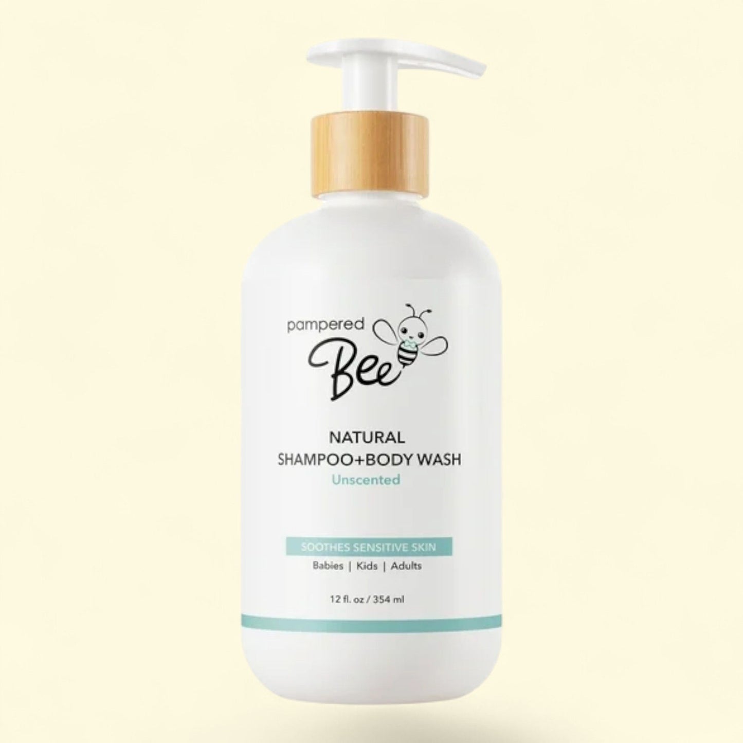 Shampoing et gel douche Pampered Bee, sans parfum, 355 ml