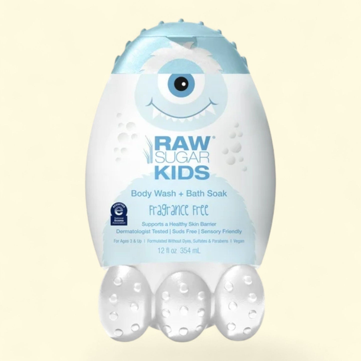 Raw Sugar Kids Bath Soak + Body Wash, 12 fl oz