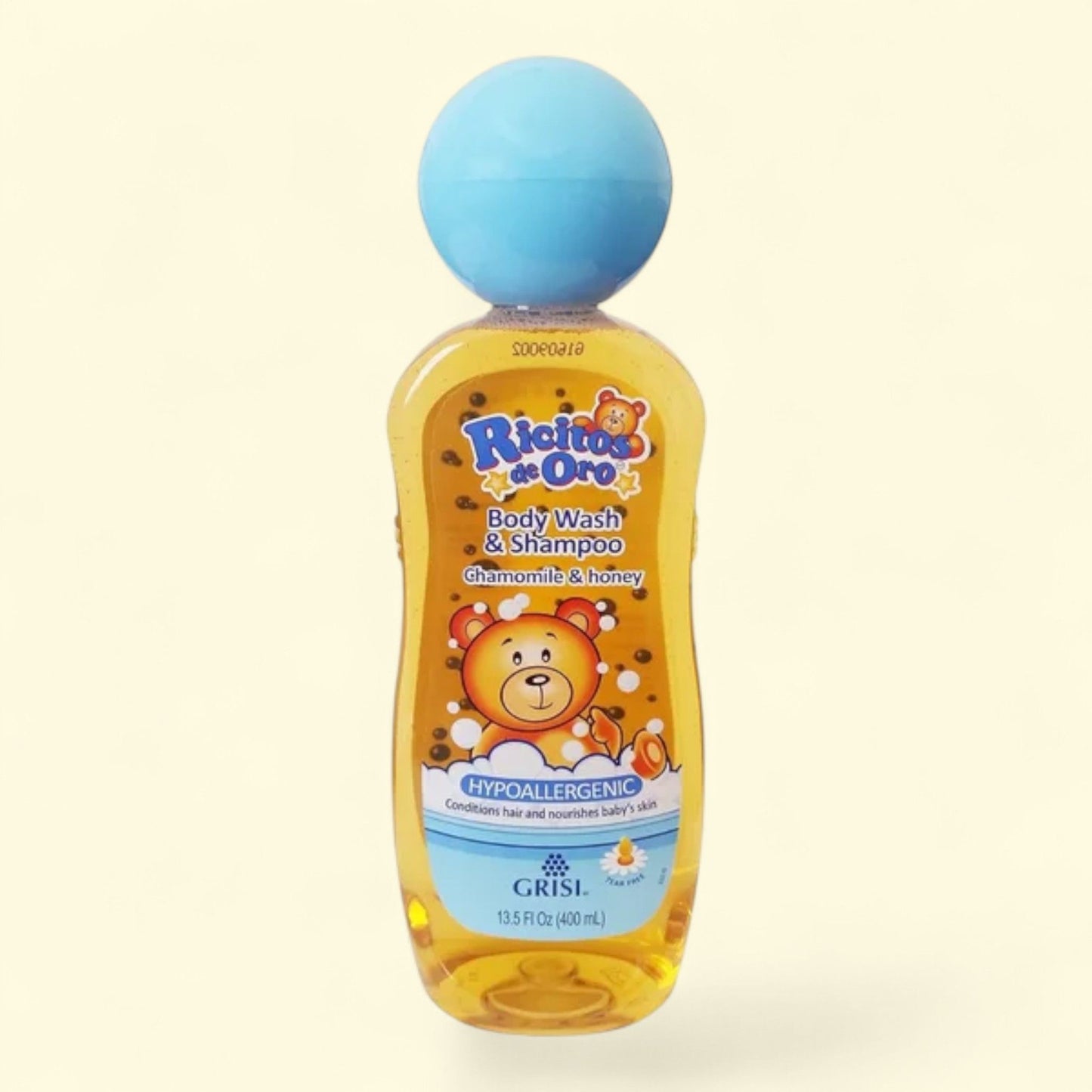 Ricitos de Oro Baby Hair and Body Wash, 2-in-1, 16 oz. — authentic US product shipped worldwide by Treatspree