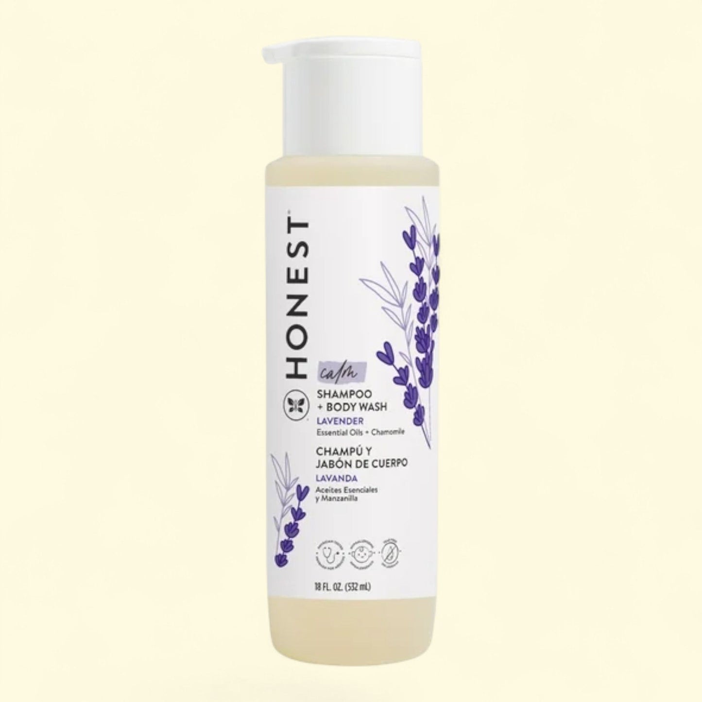 The Honest Company, Baby Shampoo + Body Wash, 18 fl. oz.