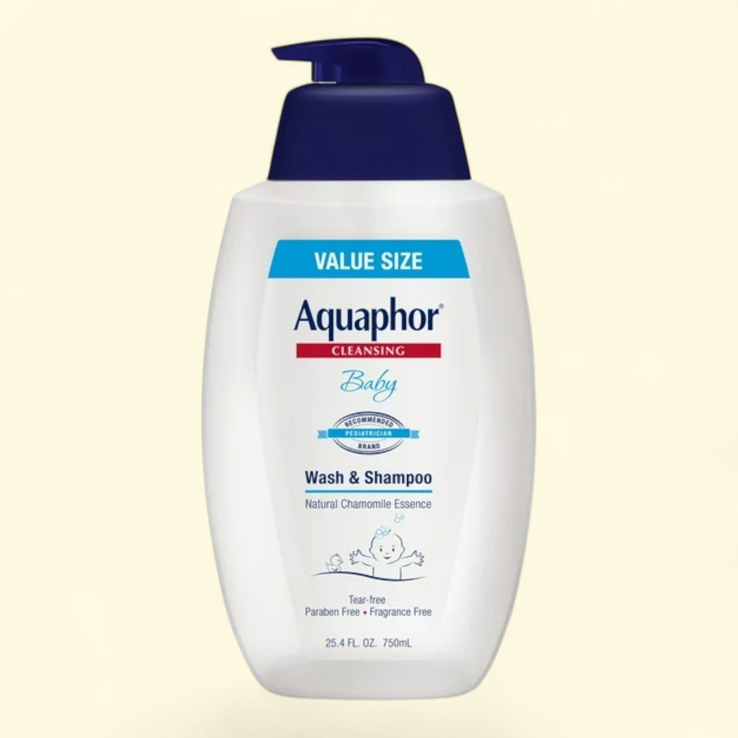 Gel douche et shampoing pour bébé Aquaphor, 750 ml