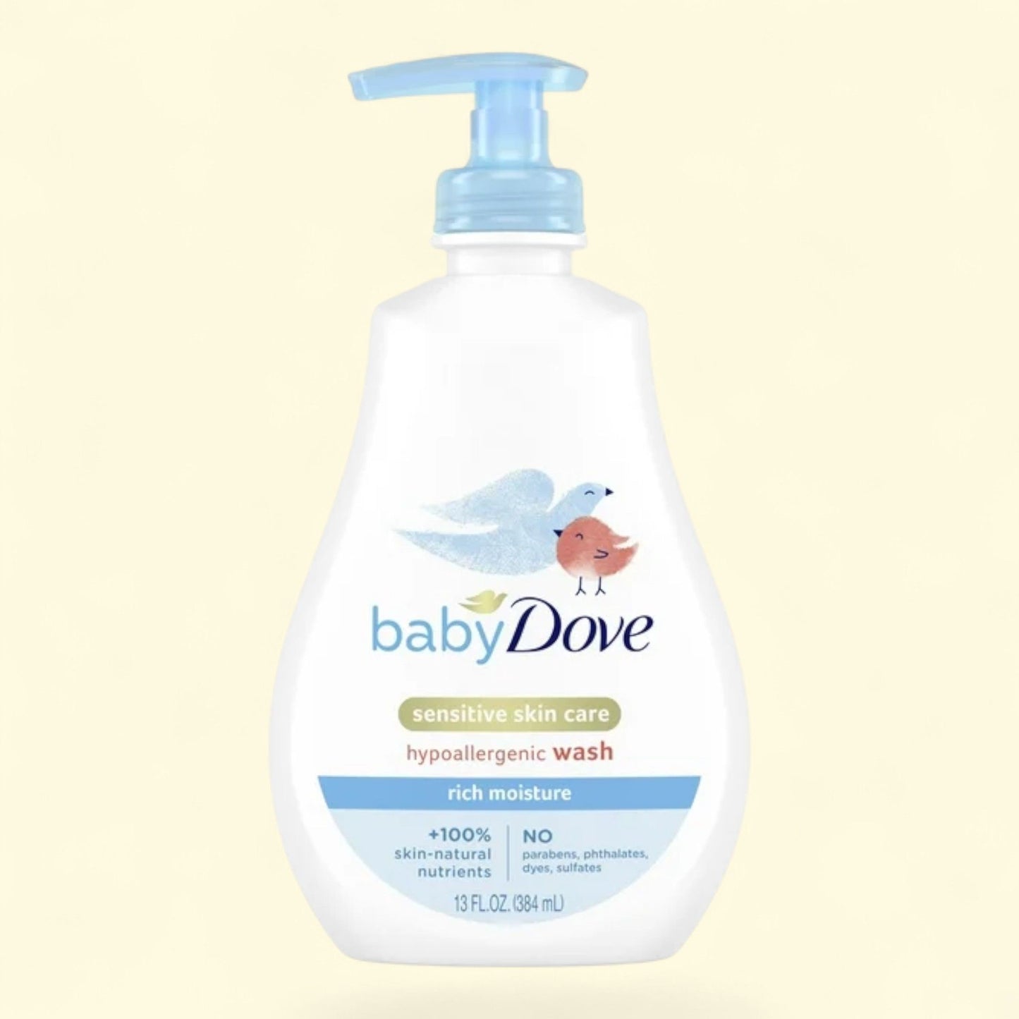 Baby Dove Rich Moisture Hypoallergnic Wash, 13 oz