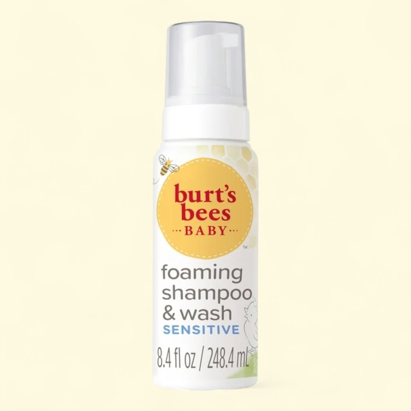 Burt's Bees Baby Foaming Shampoo and Wash, 8.4 Fluid Ounces