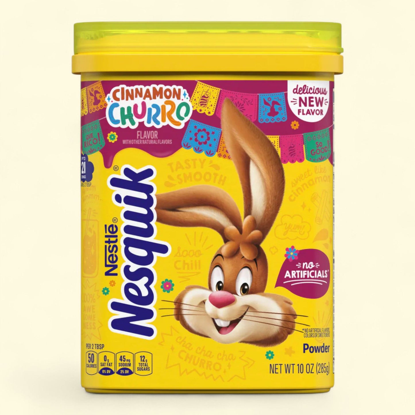 Nestle Nequick Cinnamon Churro Drink Powder Mix, 10 oz — authentic US product shipped worldwide by Treatspree