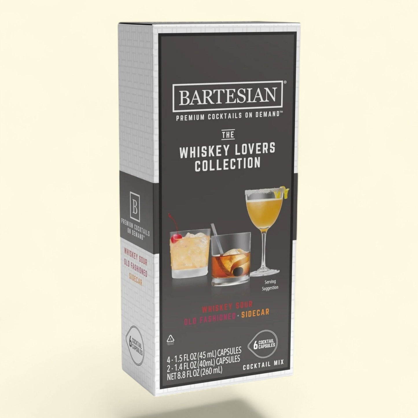 Bartesian Whiskey Lovers Collection Capsules, 6 Pack