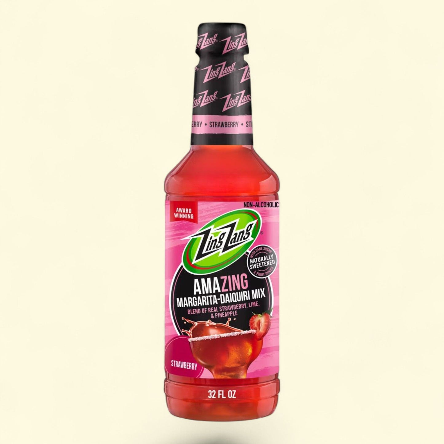 Zing Zang Strawberry Margarita Daiquiri Mix, 32 fl oz