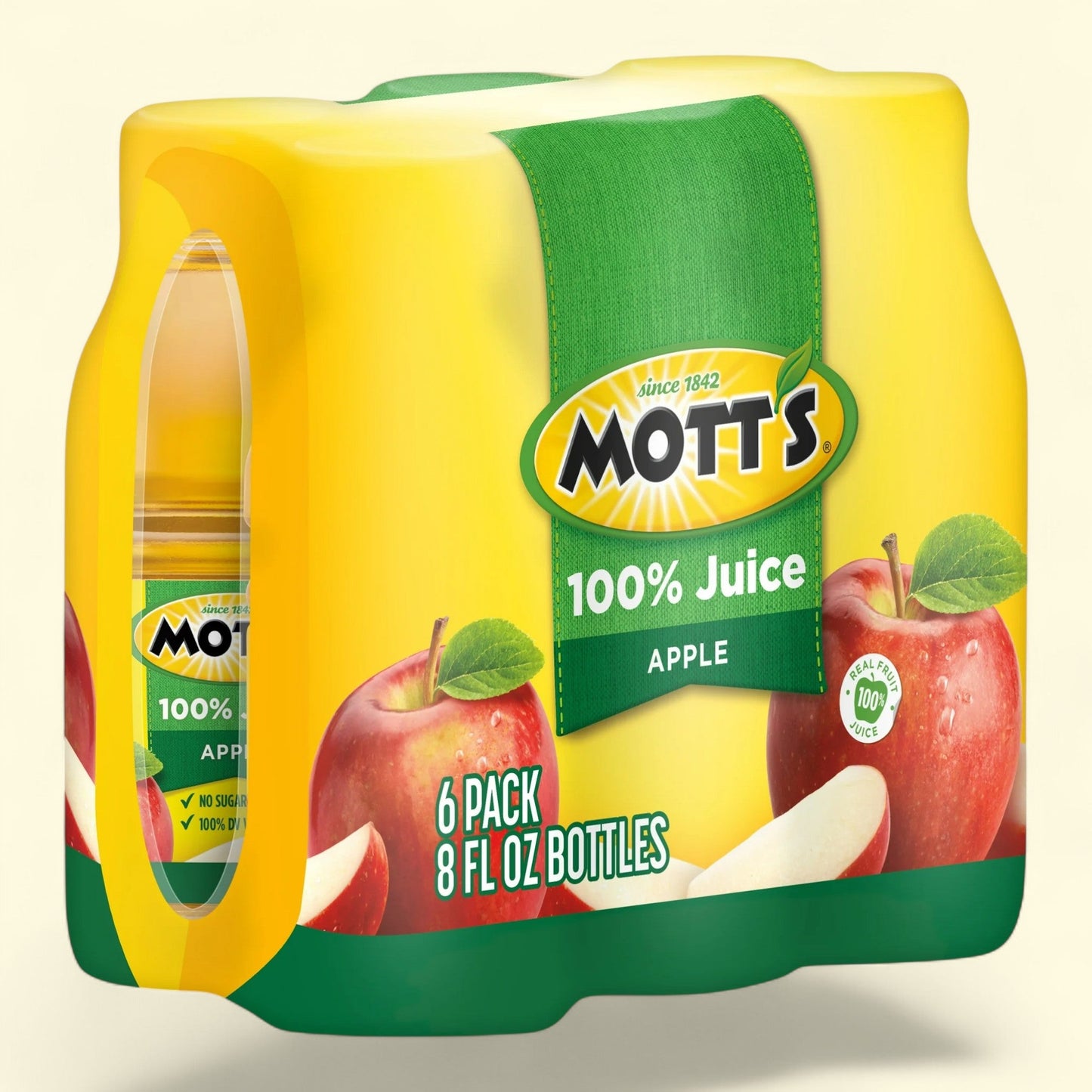 Mott's Original Apple Juice, 8 fl oz, 6 Count Bottles