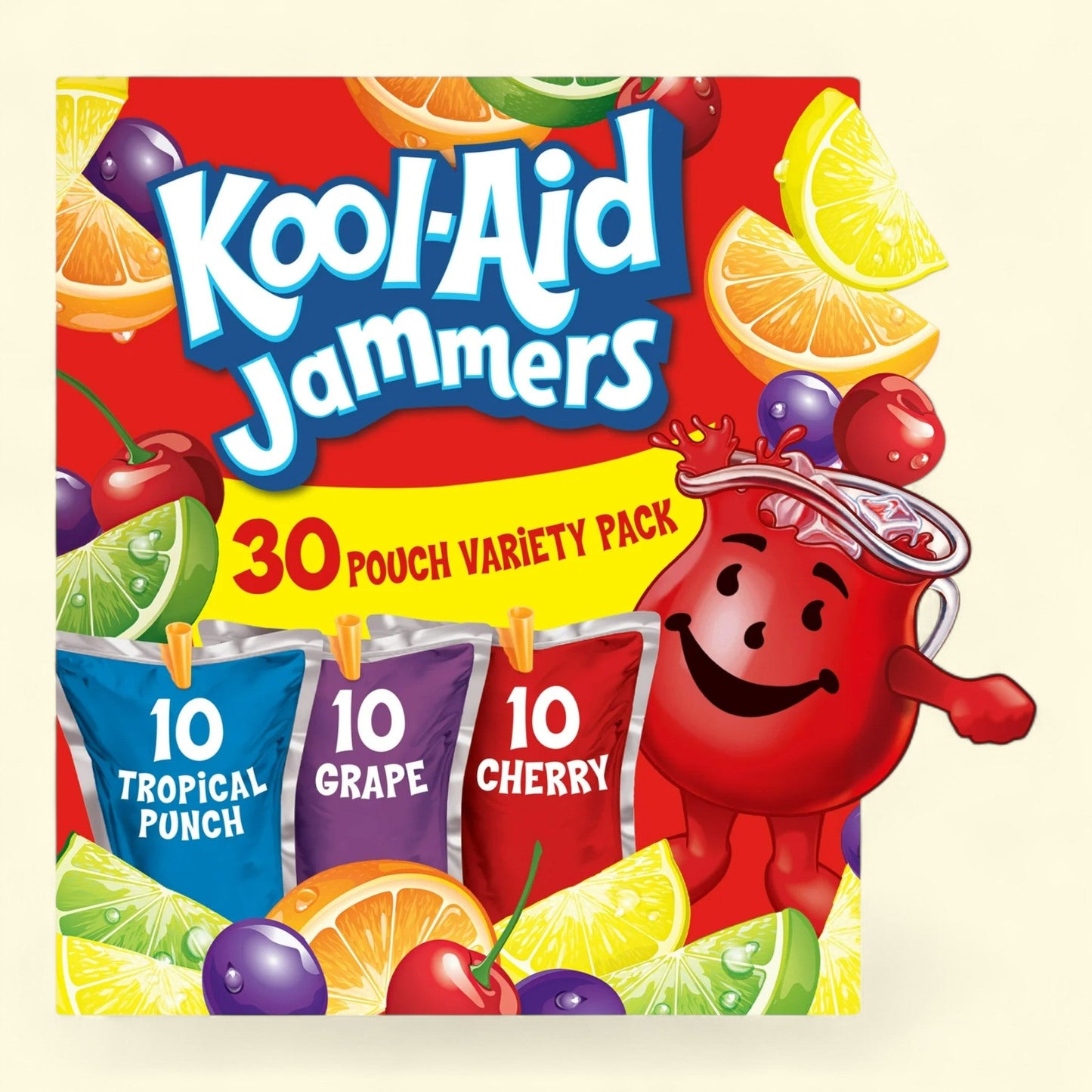 Kool Aid Jammers Variety Pack, 30 Ct Box, 6 fl oz Pouches
