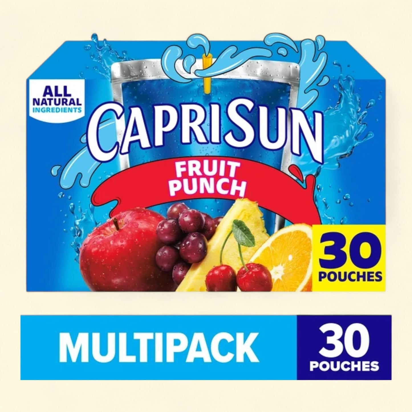 Capri Sun Fruit Punch Juice, 6 fl oz, 30 Ct