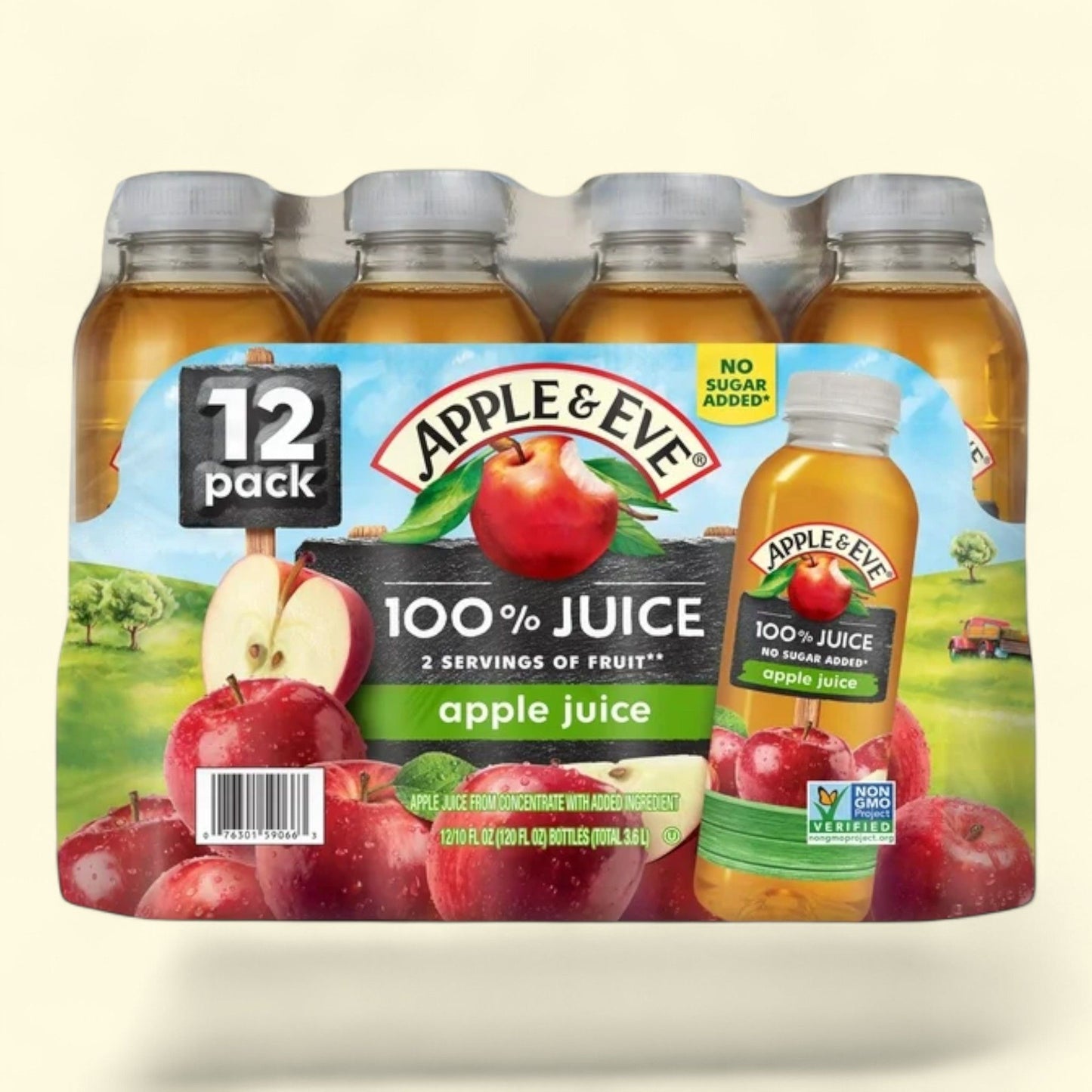 Apple & Eve 100% Apple Juice, 10 fl oz, 12 Pack