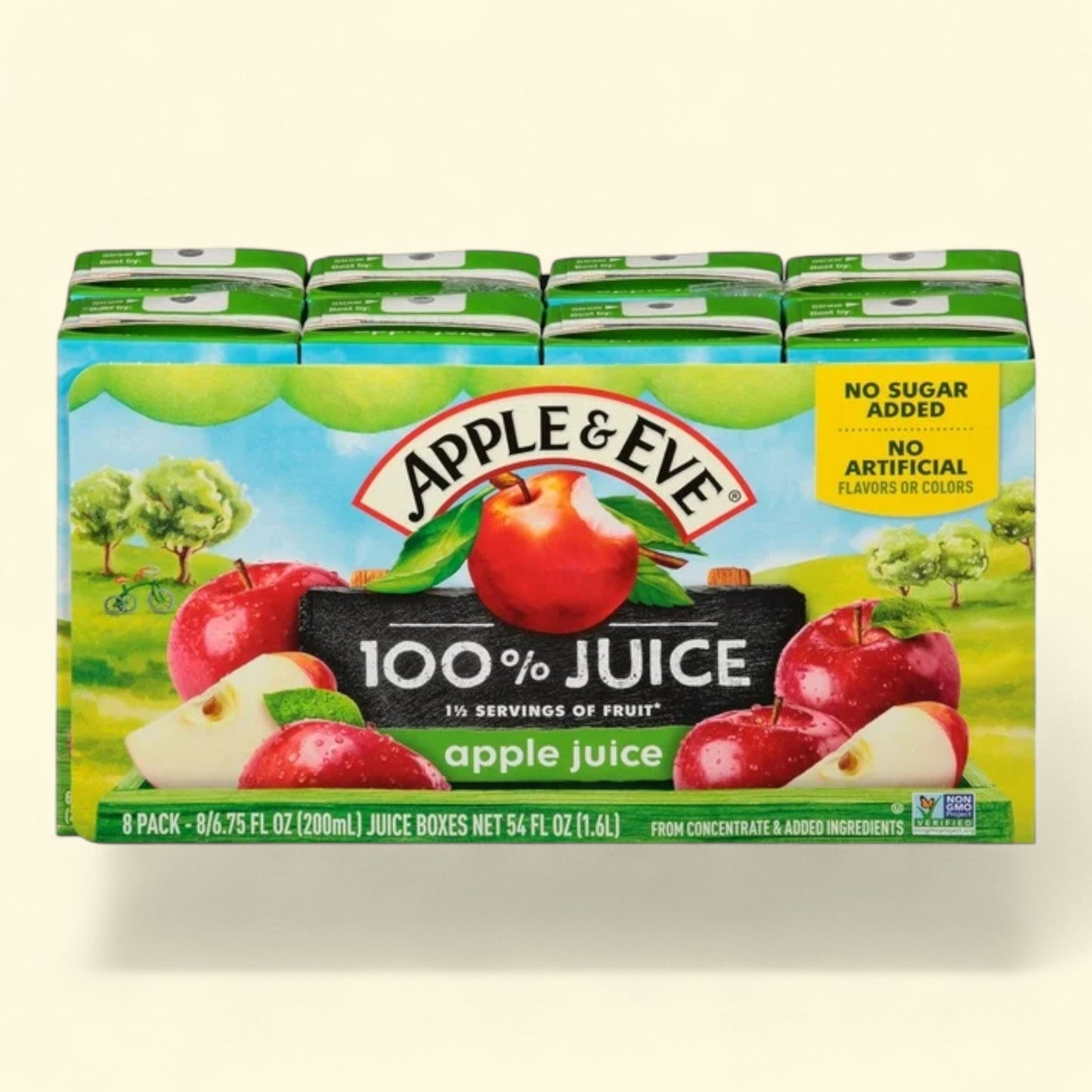 Apple & Eve 100% Apple Juice, 6.75 fl oz, 8 Count