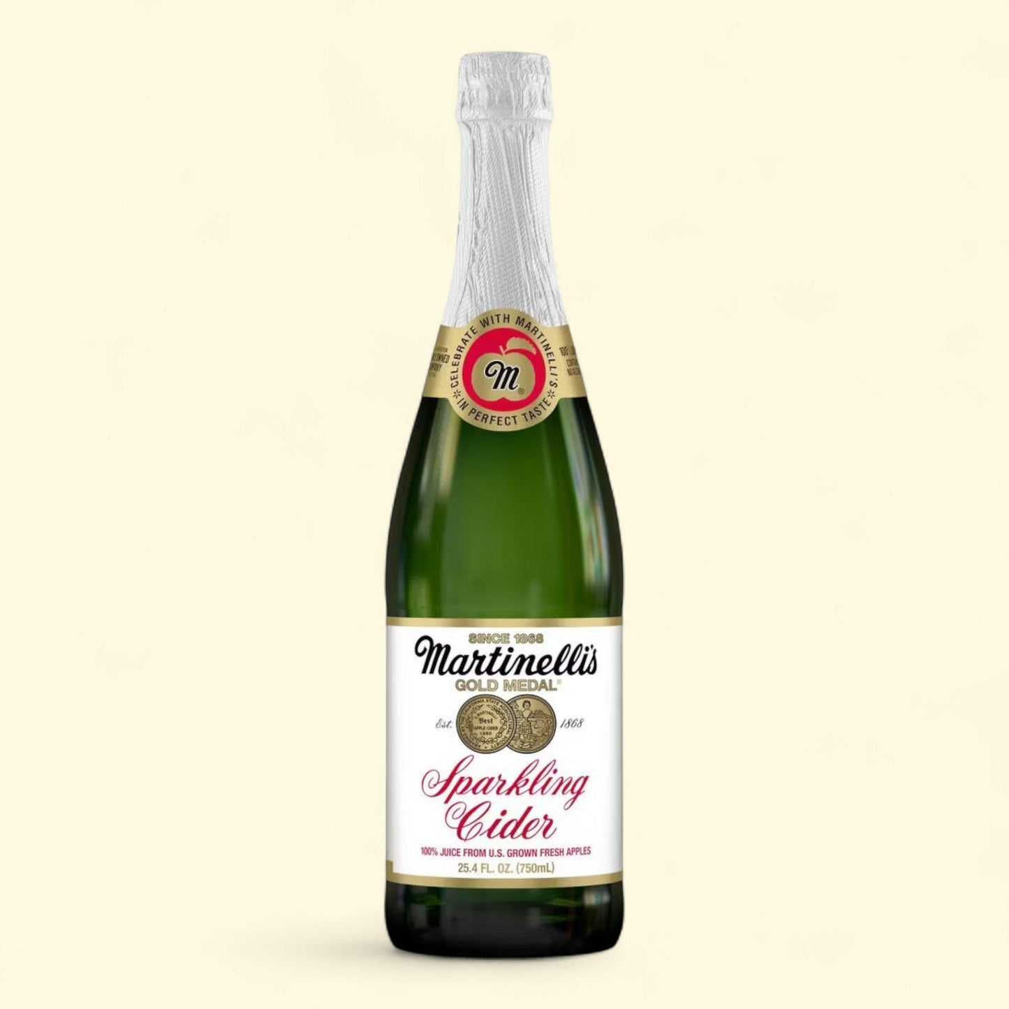Martinelli's Gold Medal Sparkling Cider, 25.4 fl oz — authentic US product shipped worldwide by Treatspree