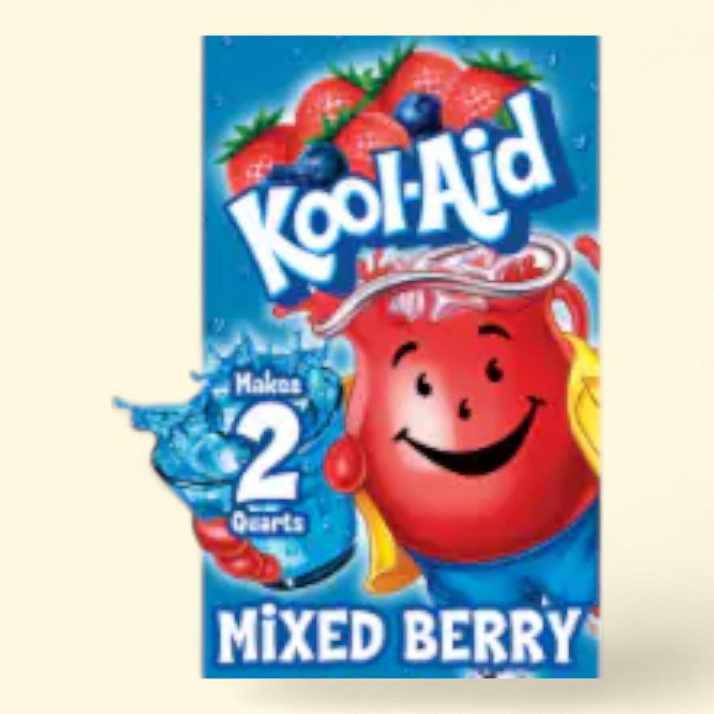 Kool-Aid Zero Sugar Mixed Berry Drink Mix, 0.22 oz