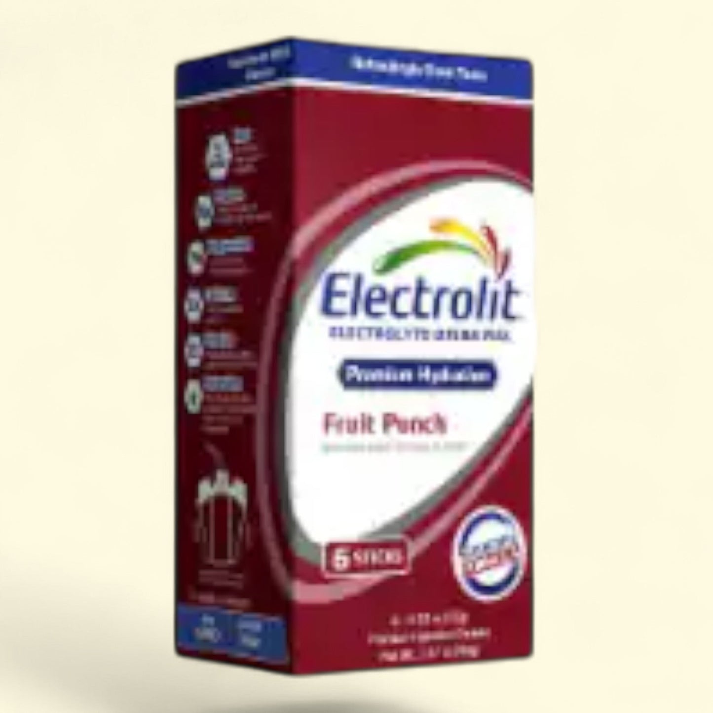 Electrolit Electrolyte Fruit Punch Drink Mix, 6 ct