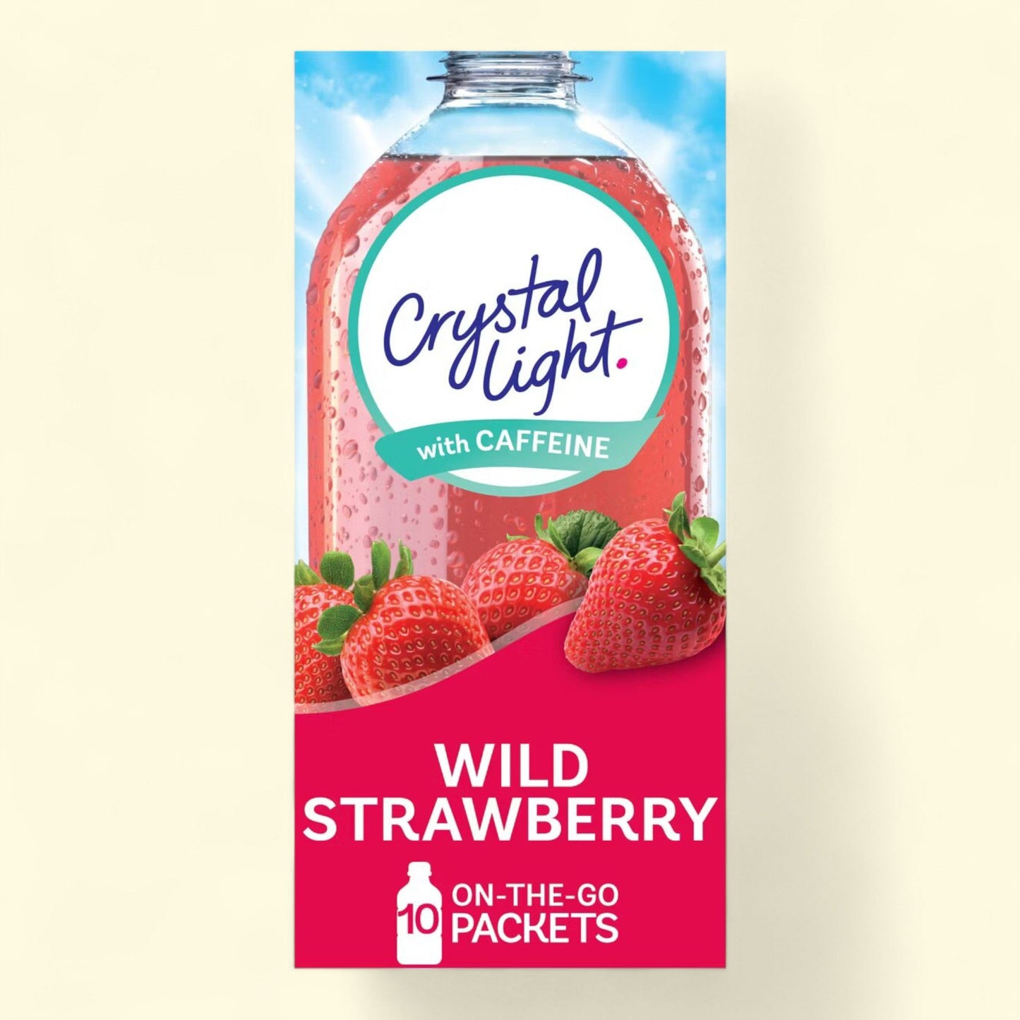 Crystal Light Energy Wild Strawberry Drink Mix, 10pk/0.11oz