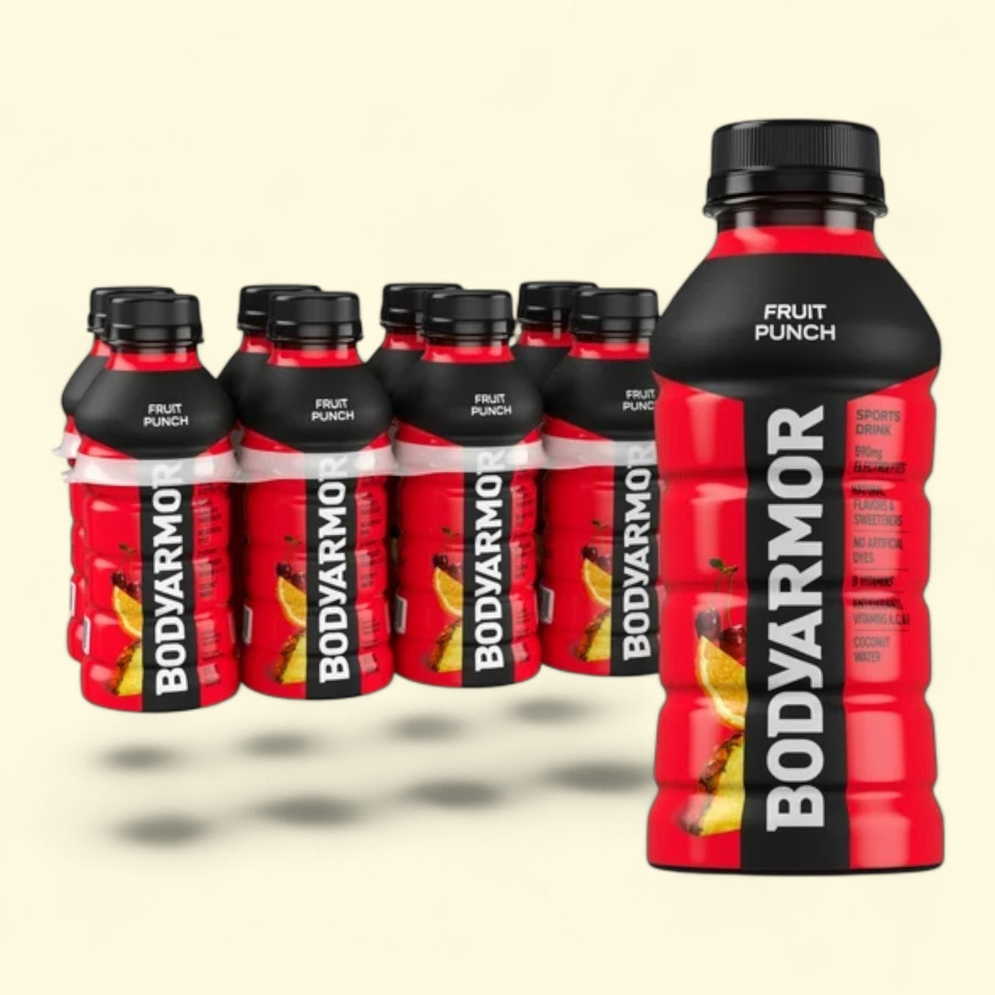 BODYARMOR Fruit Punch Sports Drink, 12 fl oz, 8 Pack