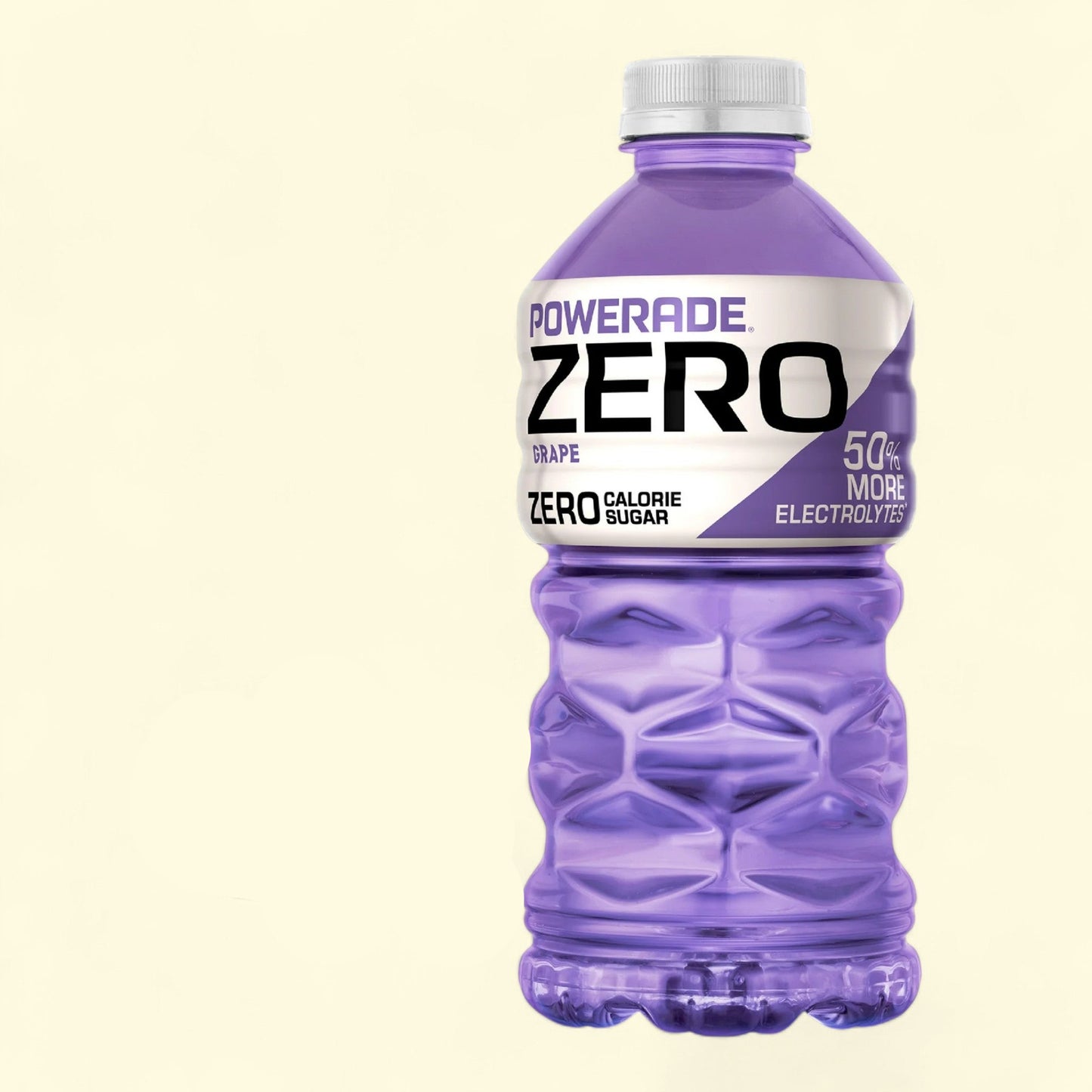 POWERADE Zero Sugar Grape Electrolyte Sports Drink, 28 fl oz Bottle