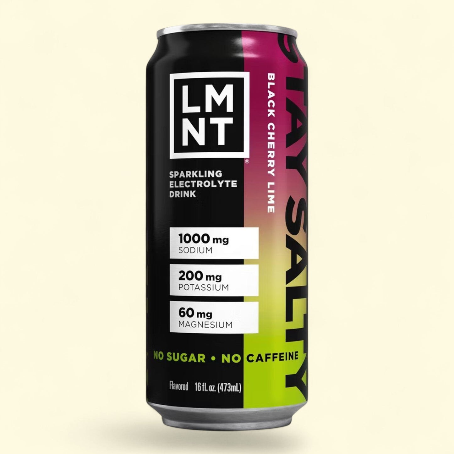 LMNT Sparkling Electrolytes, Black Cherry Lime - 16 fl oz — authentic US product shipped worldwide by Treatspree
