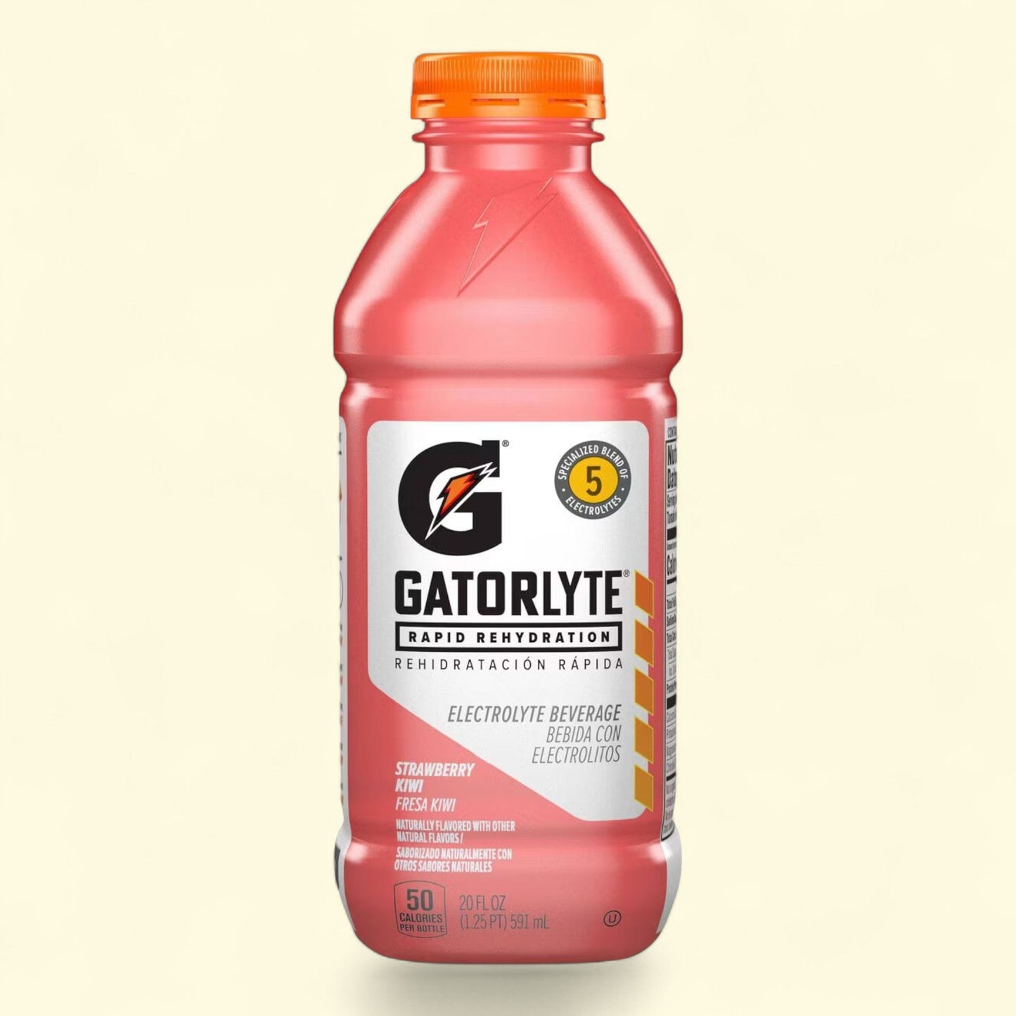 Gatorade Gatorlyte Strawberry Kiwi Sports Drink, 20 fl oz Bottle — authentic US product shipped worldwide by Treatspree