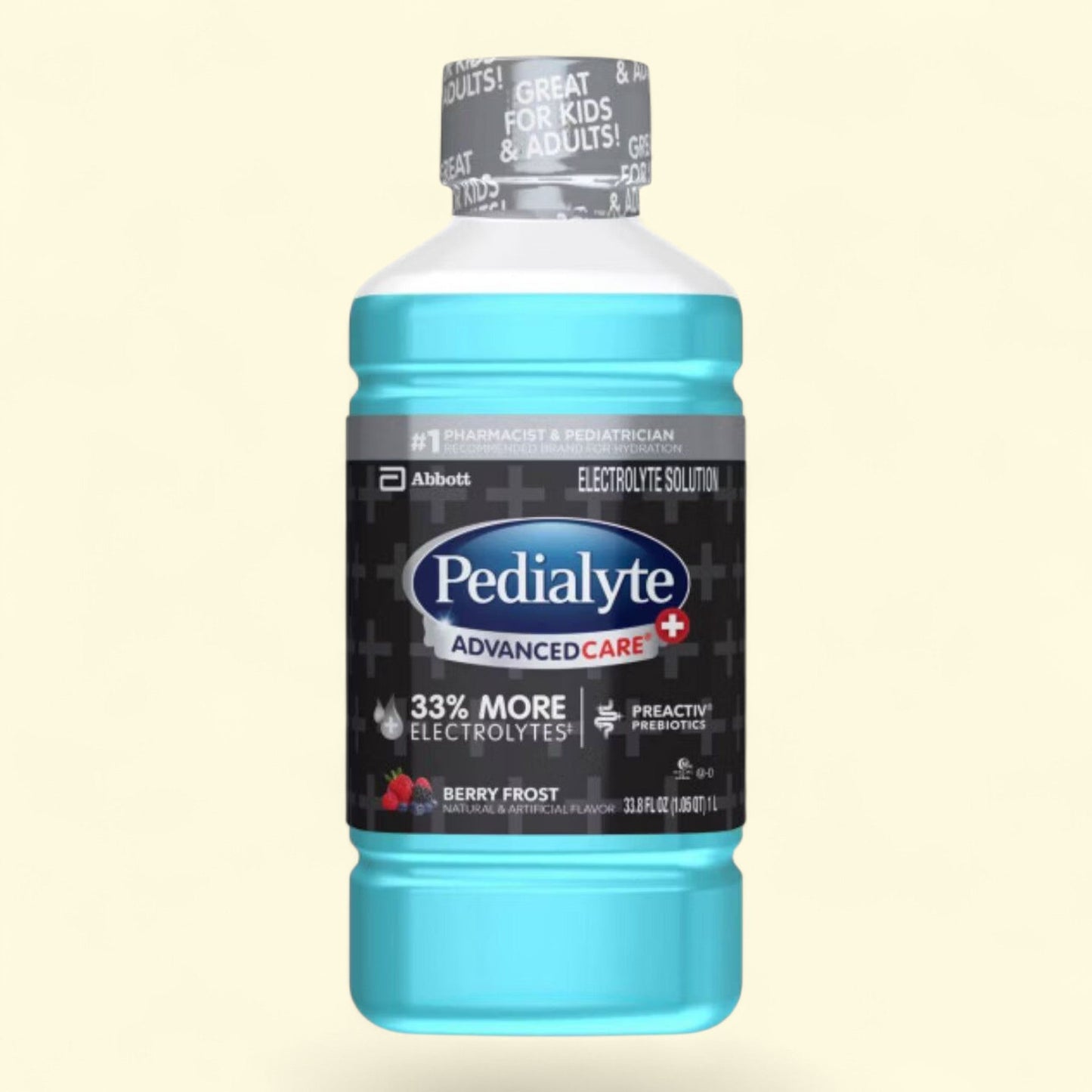 Pedialyte AdvancedCare Plus Electrolyte Solution Hydration Drink, 33.8 fl oz