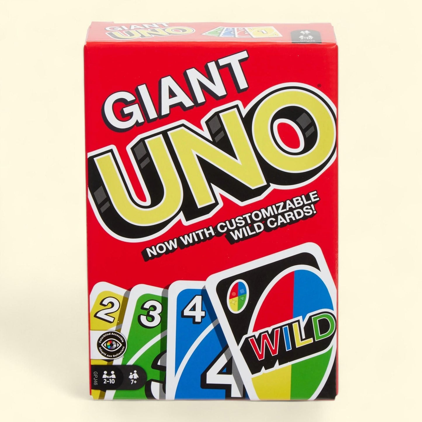 Giant UNO Card Game, 108 Oversized Cards