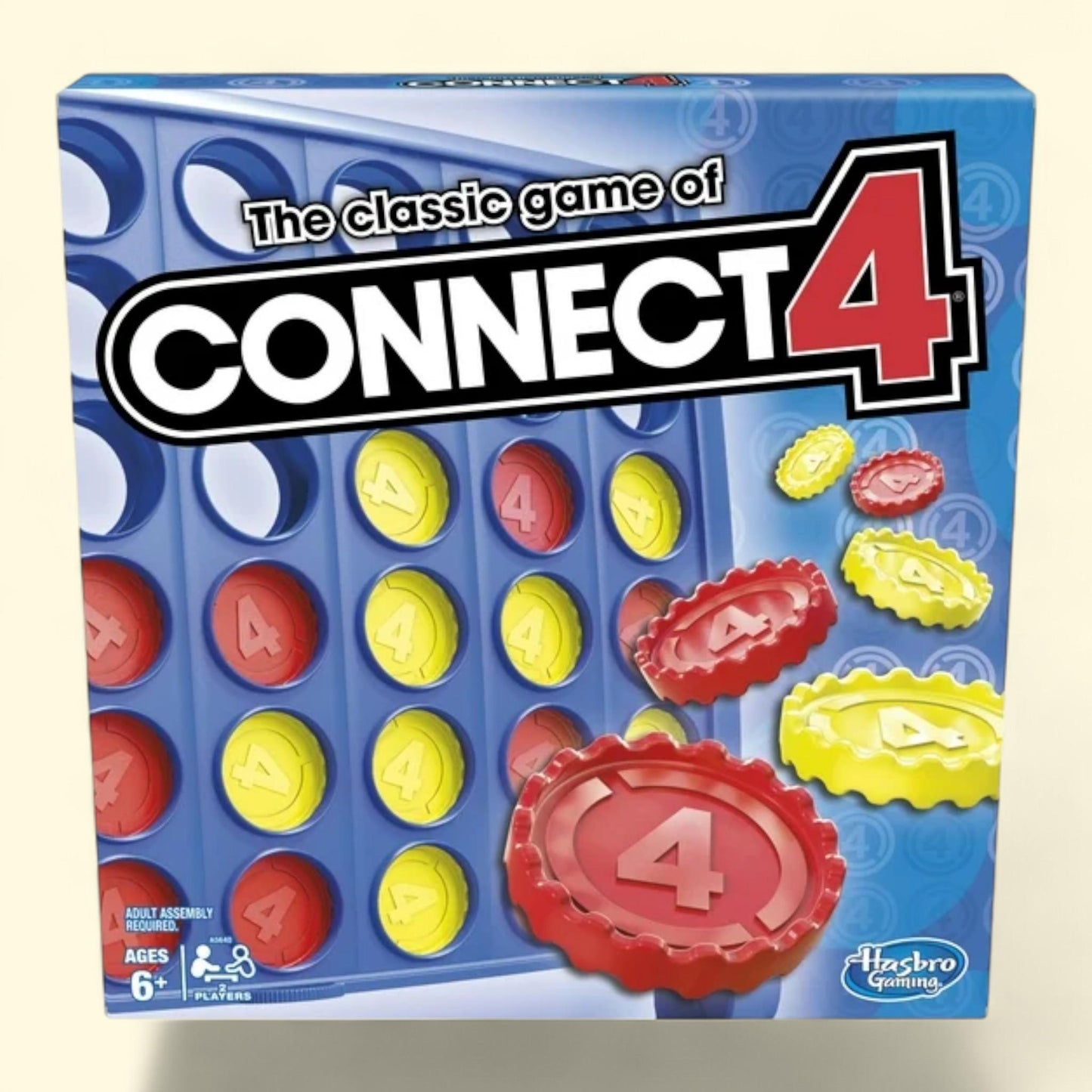 Connect 4 Classic Grid Board Game, Ages 6+