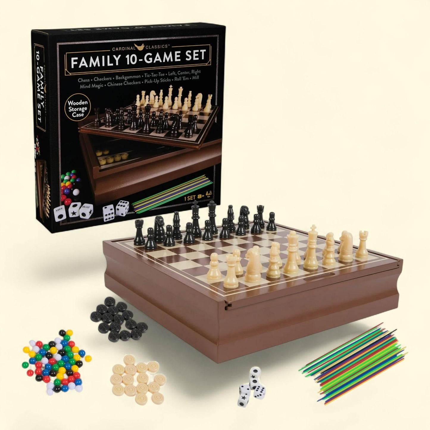 Spin Master Games, Cardinal Classics, Family 10 Classic Games Set, Ages 8 and up