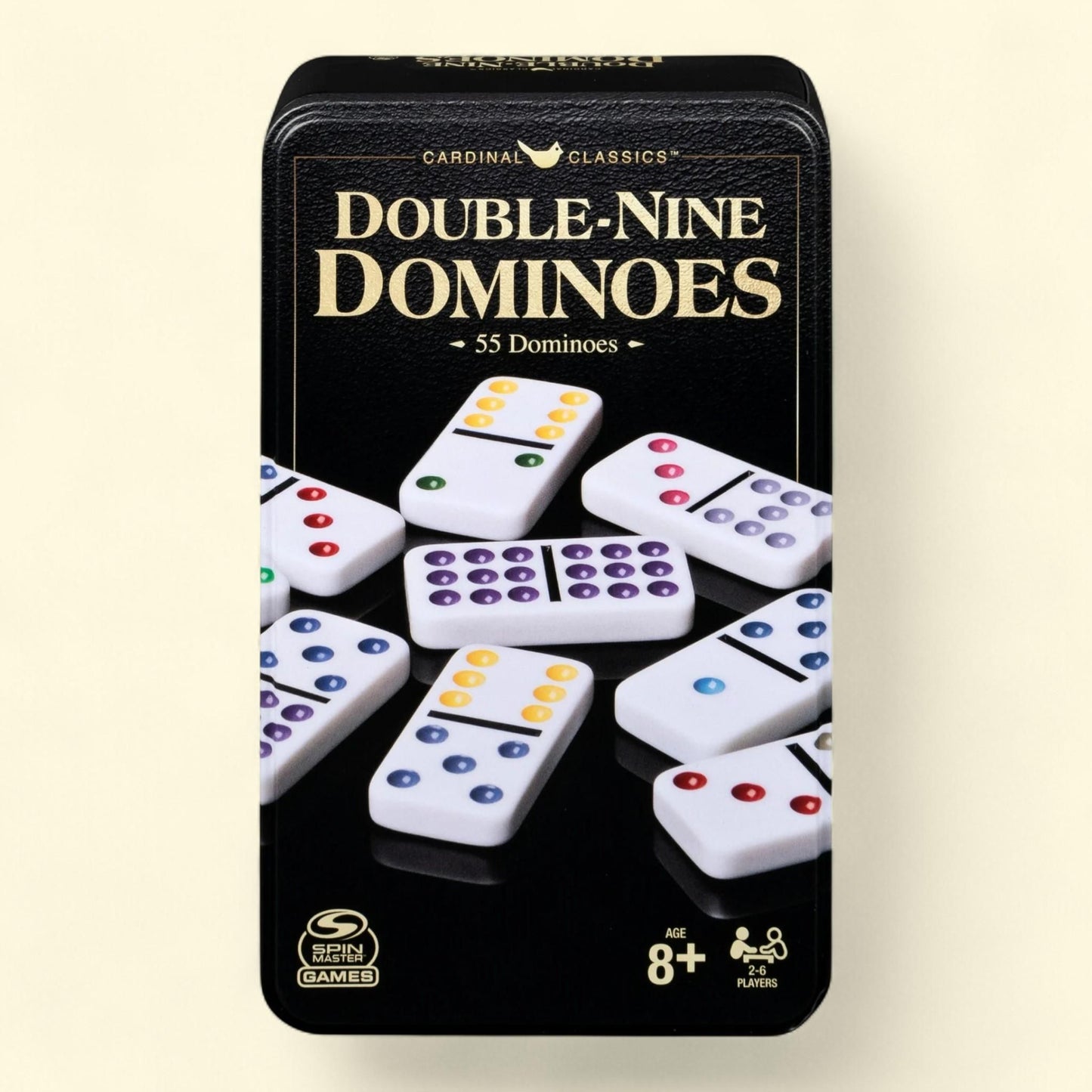 Spin Master Games, Classics Double Nine Dominoes Game Set, Ages 8+