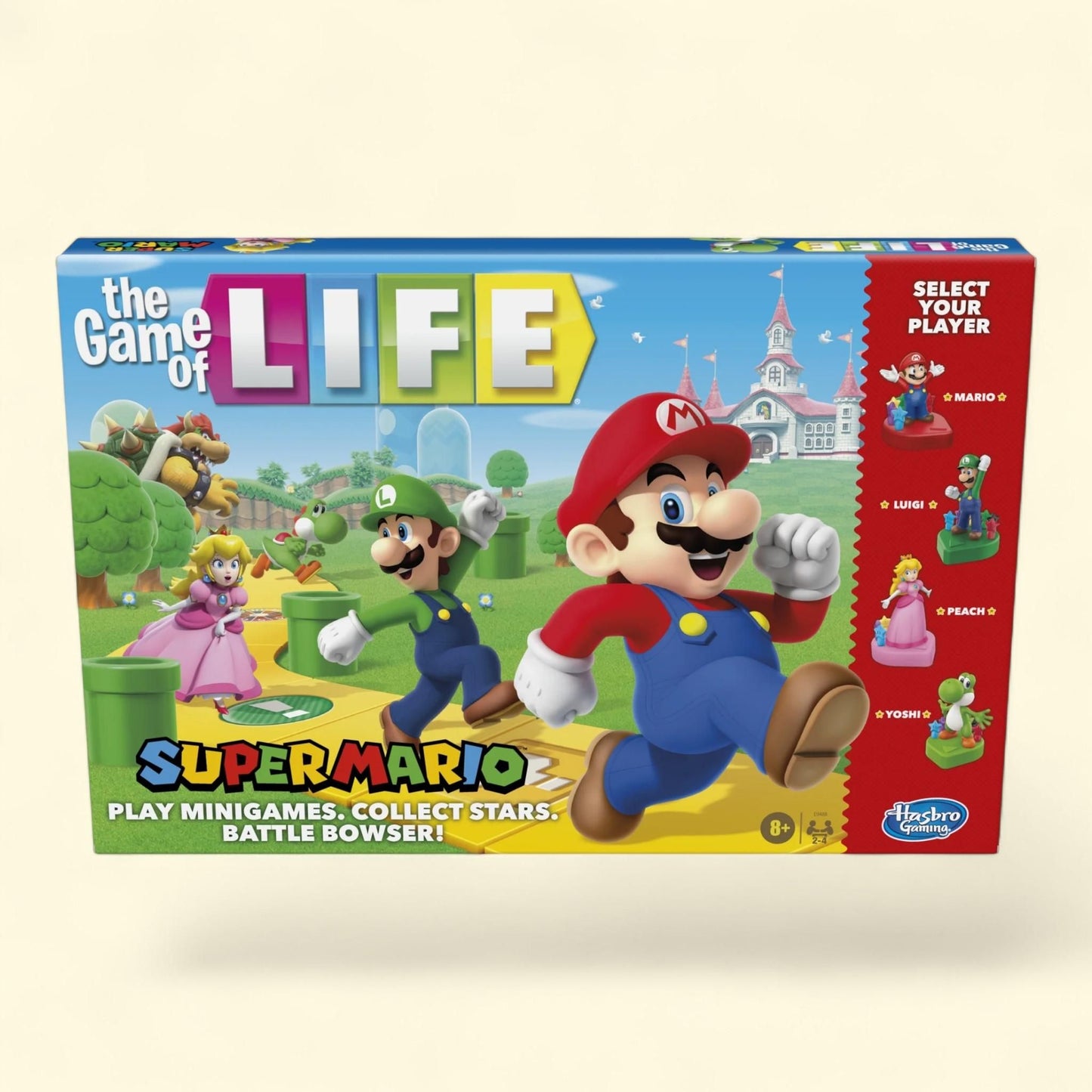 The Game of Life: Super Mario Edition, Kids Ages 8+, Play Minigames, Collect Stars