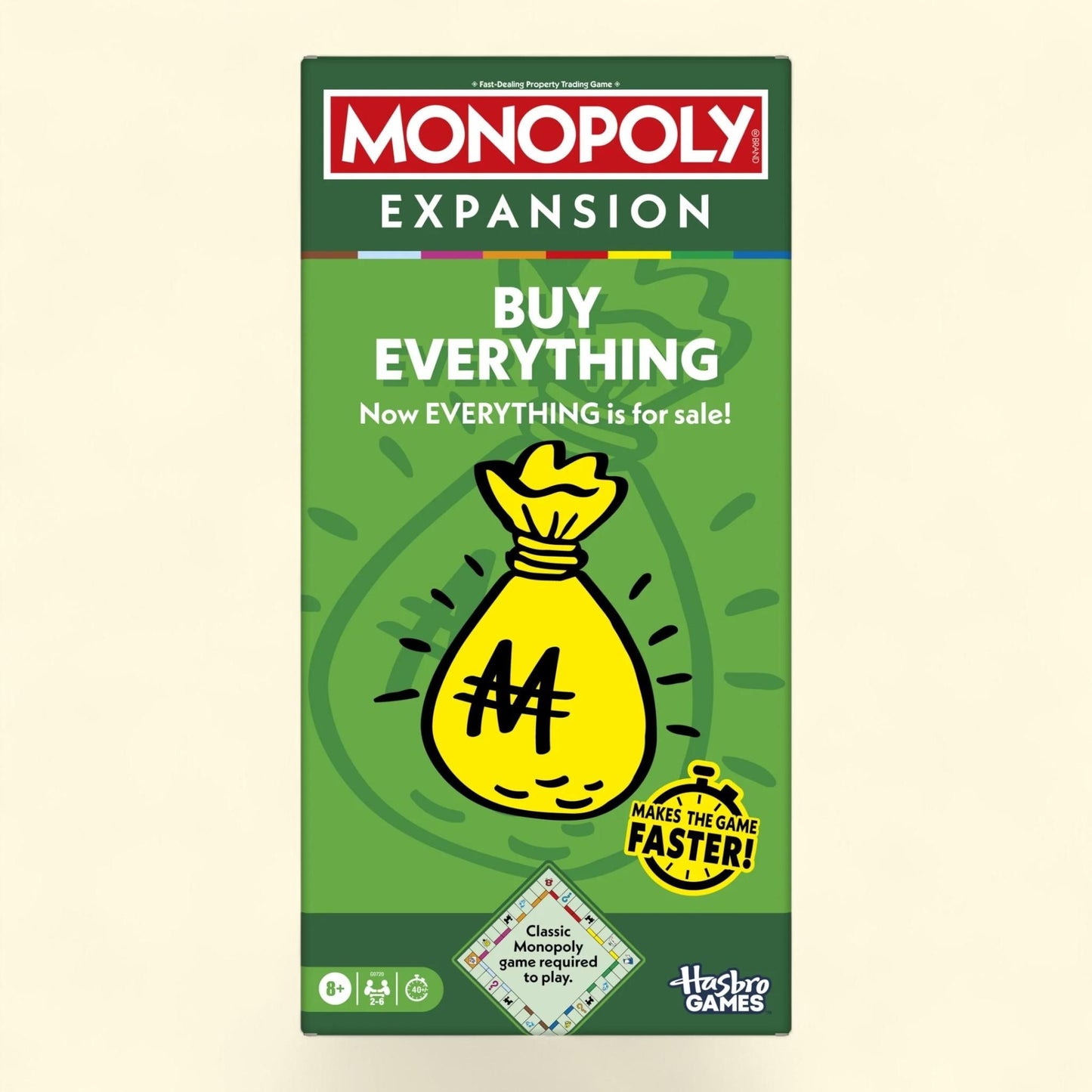 Monopoly Buy Everything Expansion, Add to Classic Monopoly Board Game, 1 ct