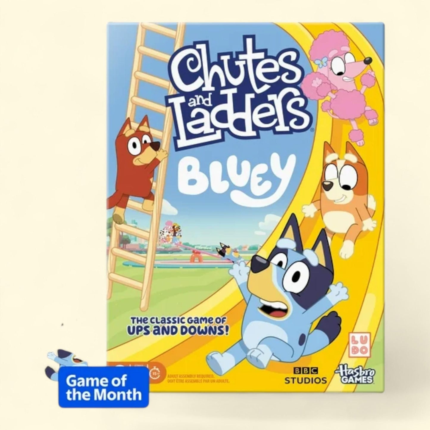 Chutes and Ladders Bluey Edition Board Game, Ages 3+, Walmart Exclusive