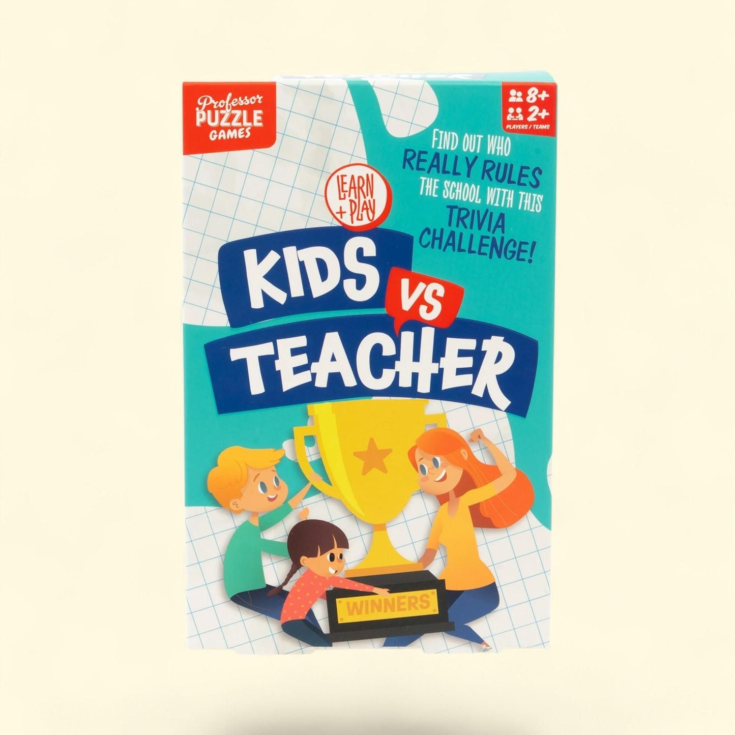 Professor Puzzle Kids Vs Teachers, Trivia Educational Card Games, A... — authentic US product shipped worldwide by Treatspree